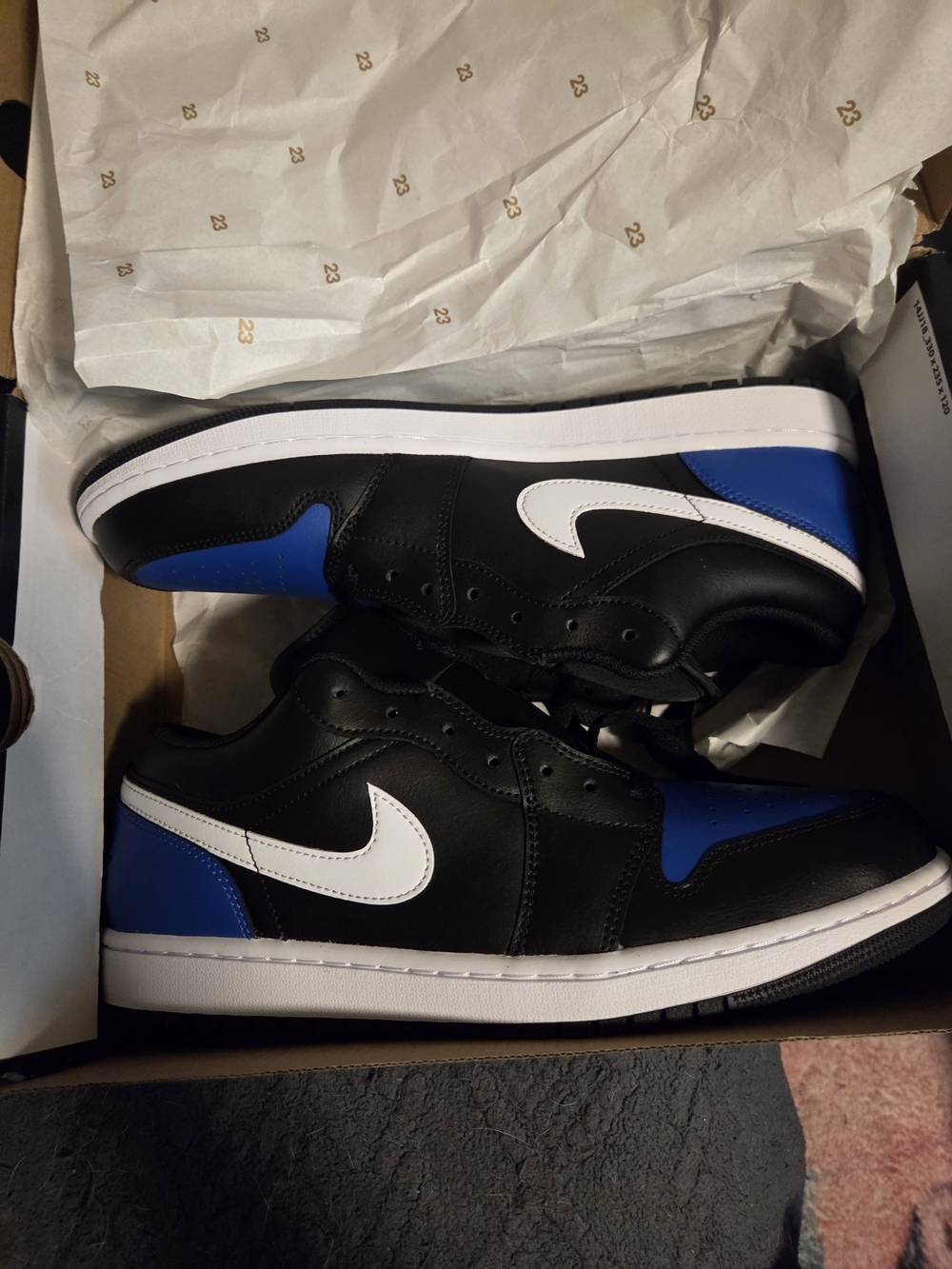 Nike Men’s Low-Top Sneakers - Black/Blue/White